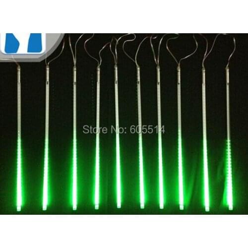 [Seven neon]Free shipping green AC110-220V 3meters 10pcs/set 20W 50cm long 60leds/pcs 3528led smd led meteor tube light