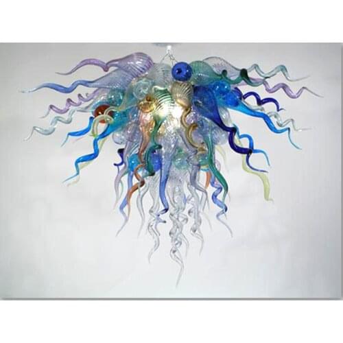 Glass Material and multiple color Color murano glass chandelier