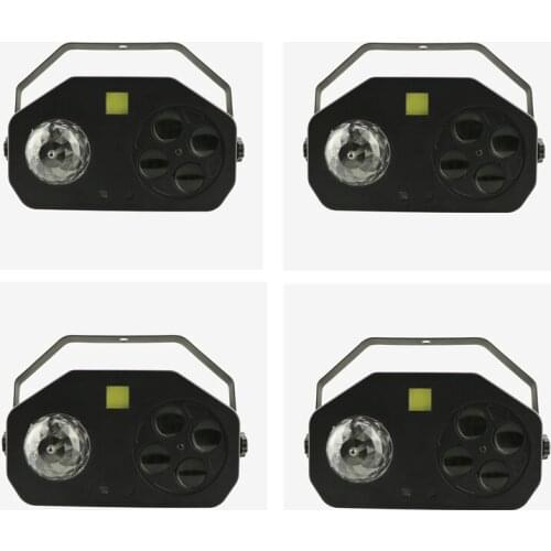 LED Effect Light Magic Ball Laser Pattern Strobe 4IN1 LED Flashlight Club Dj Disco Stage Light Effect LED Strobe Light KTV Bar