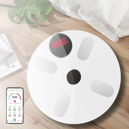 Home Use Bluetooth Body Fat Scale BMI Scale Smart Electronic Weight Scale Balance Body Composition Analyzer Digital Bath Scale