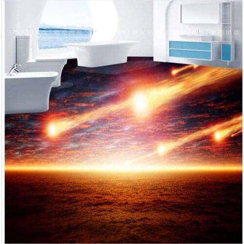 Waterproof floor mural painting world 3d floor wallpapers 3D wall murals wallpaper floor Home Decoration