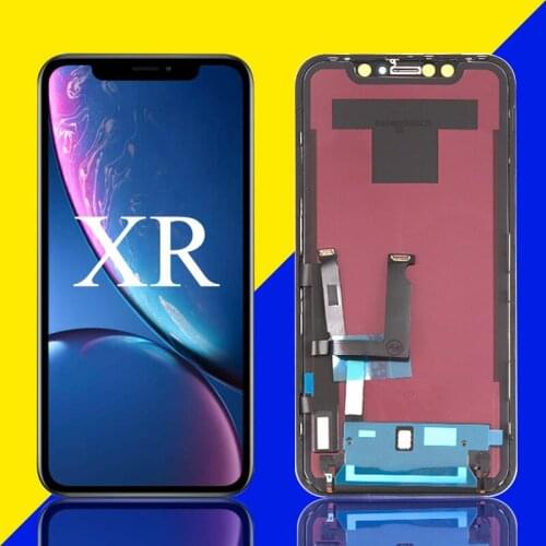 AAA+++ OLED For iPhone XR Screen Replacement True Tone Display For iPhone XR A2105 A1984 A2107 A2108 LCD With 3D Touch Assembly