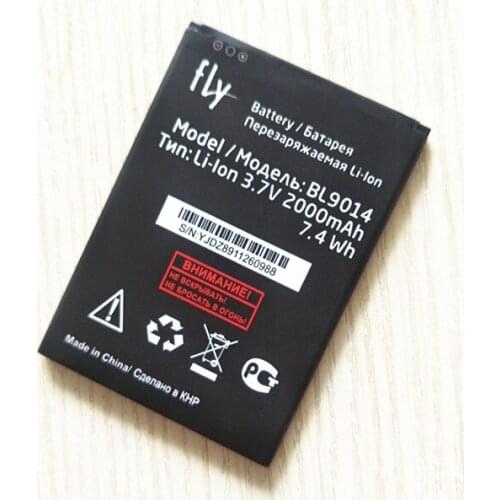 10PCS/LOT New High Quality BL9014 Battery for Fly BL9014 BL 9014 smart cell Phone battery 3.7V 2000mAh