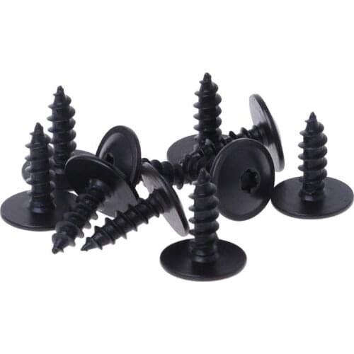 10pcs Engine Cover Undertray Splashguard Wheel Arch Torx Screw For V.W Au.di 5x16mm Clips