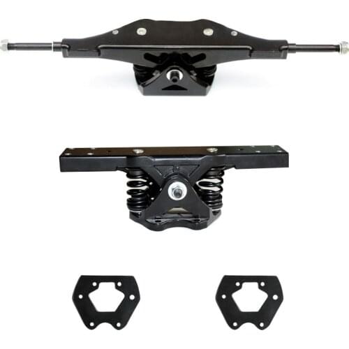 11inch Electric Skateboard Truck Two Drive & Four Drive Electric Skateboard Truck Riserpad Kit 10" Brushless Hub Motor Wheel