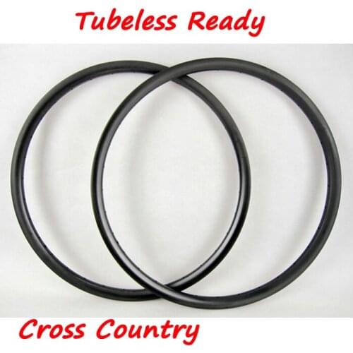 270G DEERACE 29er 27.5er 26er 24mm x 24mm Clincher Hookless Carbon MTB Bicycle Wheel Rims Tubeless Bike Rim for XC CROSS COUNTRY