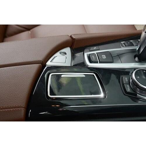 Auto Car Central Console Ashtray Box Panel Frame Trim Cover Styling For BMW 5 Series F18 520li 525li 528 2011-2017