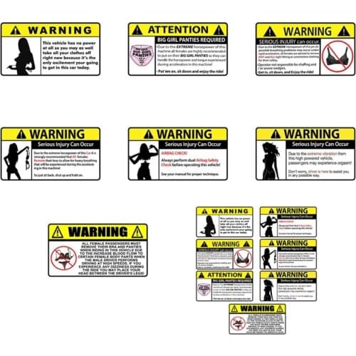 Car Sticker Car Etiquette Notes Stickers Creative Scratch Sticker Ghost Notice Creative Note Waterproof Autos Paper Decor