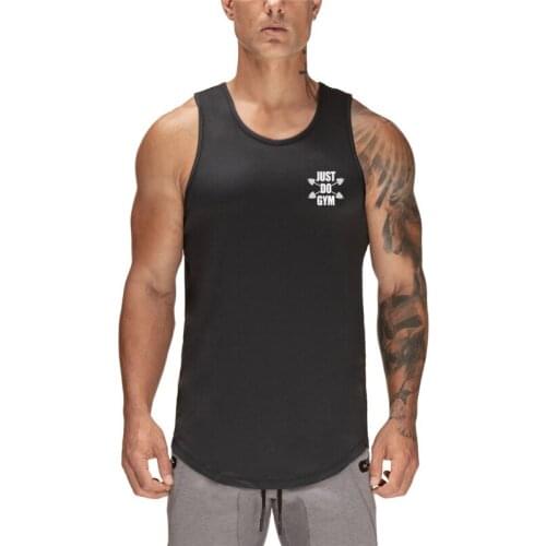Brand Gym Workout Summer Mesh Tank Top Men Musculation Clothing Bodybuilding Singlets Sleeveless Sports Fitness Quick Dry Vest