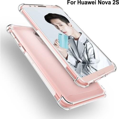 Coque For Huawei Nova 2S Case Capa Soft Transparent TPU Airbag drop Cover Phone Case For Huawei Nova2S HWI-AL00 back Phone shell