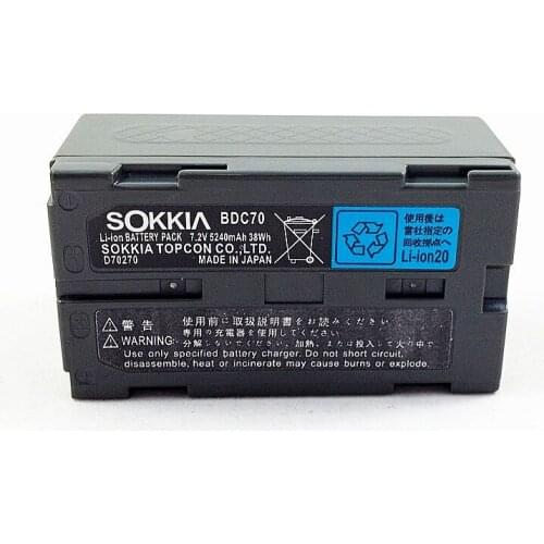 HOT SOKKIA BDC70 Li-ion battery FOR Topcon Total Station ES CX Sokkia FX Set x Series surveying tools 7.2V 5240mAh