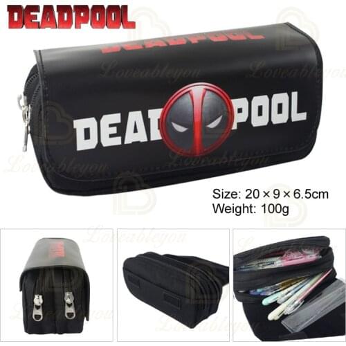 Canvas Pencil Case Creative Large Capacity Side Open Zipper Pencil Bag School Stationery Pencil Case Student Storage Bag