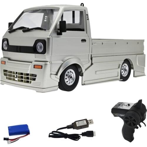 D12 1/10 2WD RC Car Simulation Drift Truck Brushed 260 motor Climbing Car LED Light On-road RC Car Toys For Boys Kids Gifts