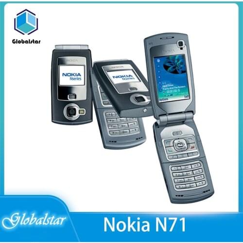 Nokia N71 Refurbished-Original Unlocked Nokia N71 Flip 2.4' inch GSM 2G/3G Symbian OS mobile phone with free shipping