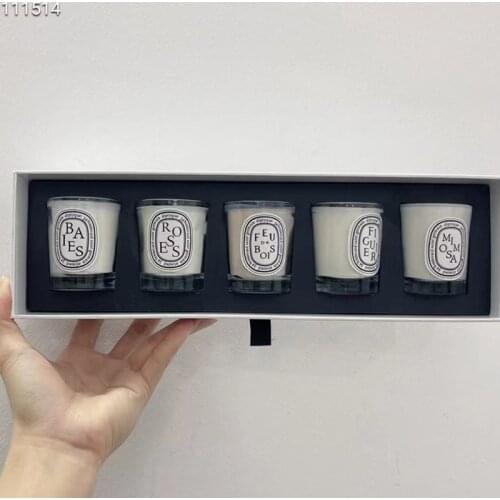 New 2021 Arrival Christmas mini Candle 35g * 5pcs Set & baies roses figuier 70g * 3pcs Set Scented candle Brand New