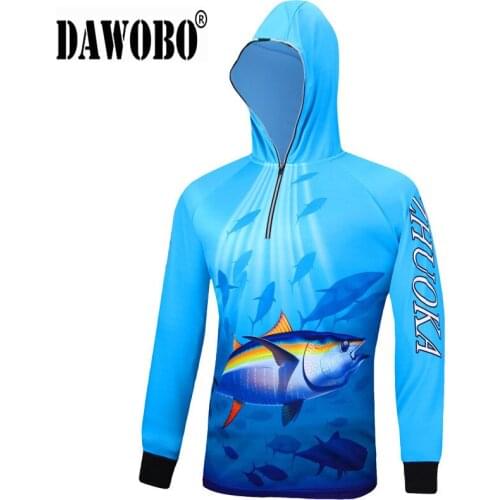 New arrival Outdoor sport fishing clothes breathable quick dry Anti Sai UV Anti mosquit long sleeve hooded fishing Shirts