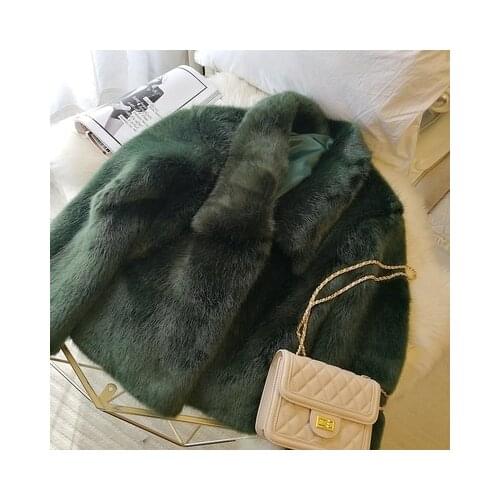 2020 New Style High-end Fashion Women Faux Fur Coat S119