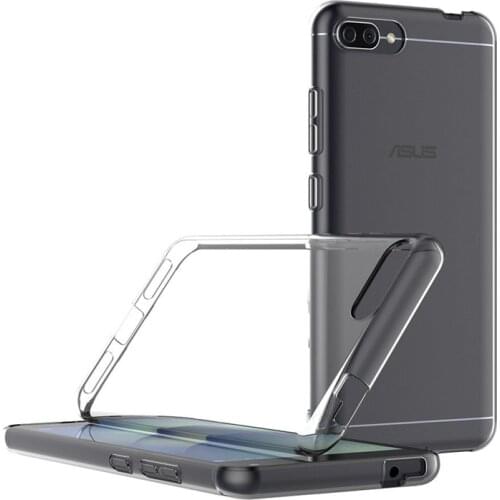 Transparent Silicone Phone Cases for ASUS ZenFone Max Plus M1 ZB570TL Durable Shockproof Bumper Soft Clear Ultrathin Cover Phone