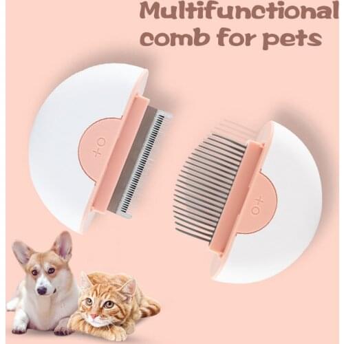 Gemini pet comb, cat comb, long and short hair cats and dogs, open knot hair removal brush