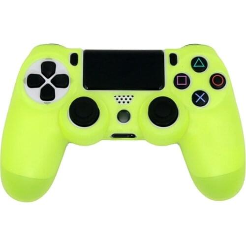 For PS4 Sony Playstation 4 Slim Controller Case Video Game Controller Accessory Soft Silicone Flexible Rubber Shell Cover 1PC