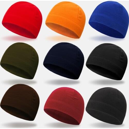 Fashion Warm Army Hat Winter Soft Men Ski Cycling Skin-Friendly Tactical Anti-Static Hiking Thermal Fleece Running Windproof Cap