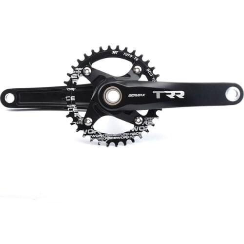 Mountain Bike Crankset 170mm Bike Chainring 32/34/36/38T Narrow Wide MTB Bicycle Crank Set With Bottom Bracket For SRAM SHIMANO