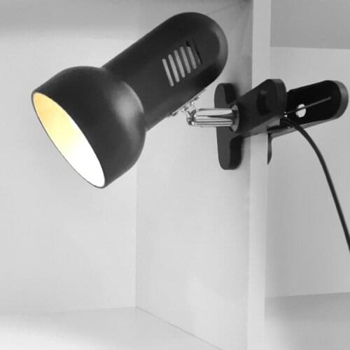 Clip LED Desk Lamp Adaptor EU US Plug 1.8M Rotating Table Light Clip Spotlight Desk Book Reading Light Study Home Lighting