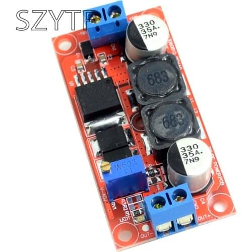 Enhanced 5A high current DC-DC buck regulator 5-38V DC step-down power supply module turn 1.25-36V