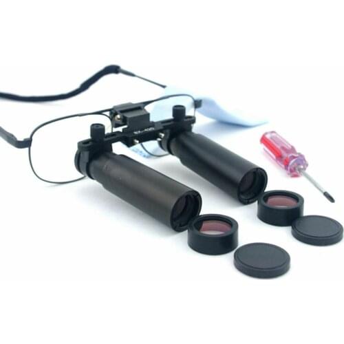 High Quality Metal Frame 8.0X420mm Medical Magnifying Glasses Binocular Magnifier Dental Surgical Loupes