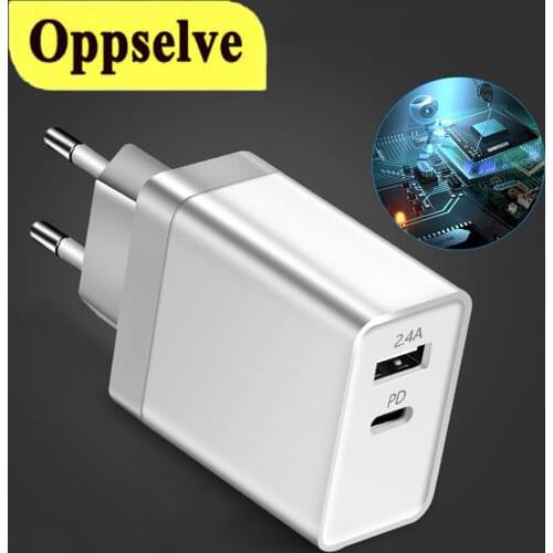 Oppselve USB Type C Charger 30W Portable USBC Charge Adapter Support Type-C PD Fast Charging For iPhone 13 12 Mini 11 Pro Max X