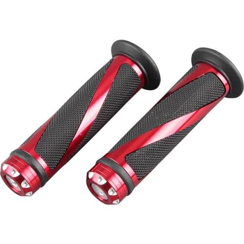 1 Pair Motorcycle Handle Bars Grips Universal 7/8'' &22mm Handlebar Grip for SUZUKI KAWASAKI HONDA CRF CBR XR 125/250/450 R X