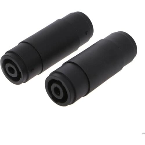 2 Pcs 4-Pin Pole Female To Female Speakon Coupler Adapter Audio Cable Connector