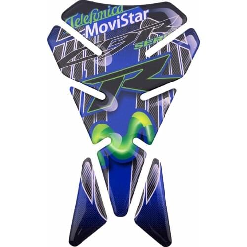 3D Movistar Resin Gel Motorcycle Tank Pad Sticker Decal Emblem for Honda CBR300 CBR600 CBR500R CBR600RR 1000RR xl650R