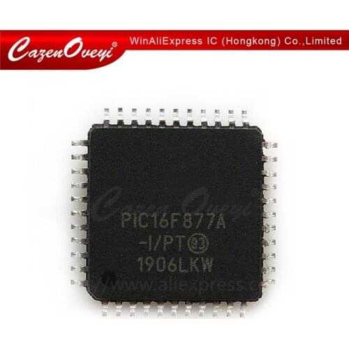 5pcs/lot PIC16F877A-I/PT PIC16F877A PIC16F877 16F877A 44-TQFP QFP-44 In Stock
