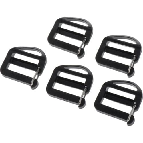 5x Plastic Webbing Buckle for 20mm Strap Outdoor Backpack Attachment