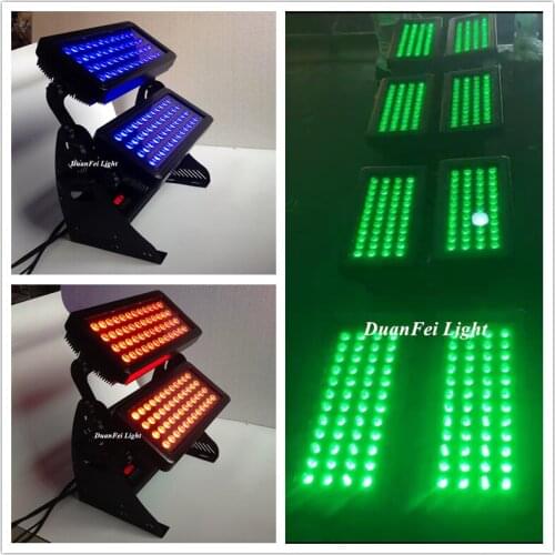 8 unites High Power led spot light rgbwa outdoor stage wall washer led aluminium rgbwa waterproof city color 96x15w