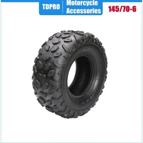 TDPRO Tyre Accessories 145/70-6 Inch Front Rear Tyre Tire For Kids 50cc 110cc Quad Bike ATV Dune Buggy Mower