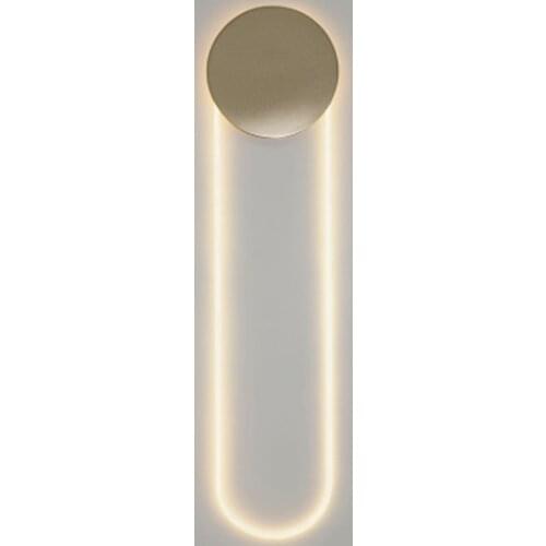 American simple atmosphere creative wall lamp post modern art bedroom bedside hotel model partition wall lamp