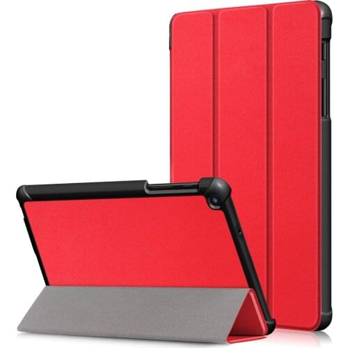 PU Leather Case For Samsung Galaxy TAB A 8.0 2019 SM P200 SM P205 Smart Cover TAB A 8.0 Protective Shell Auto Sleep / Wake Cover
