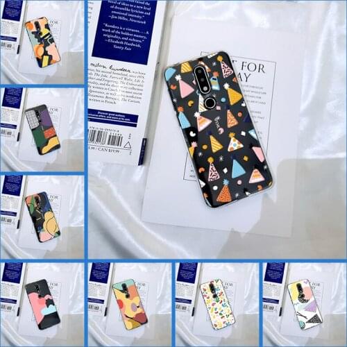 Phone Case For Nokia 2.1 3.1 5.1 6.1 7.1 Plus Art Graffiti Draw Aesthetic Fashion Silicone Soft Back Cover For Nokia 3.2 4.2