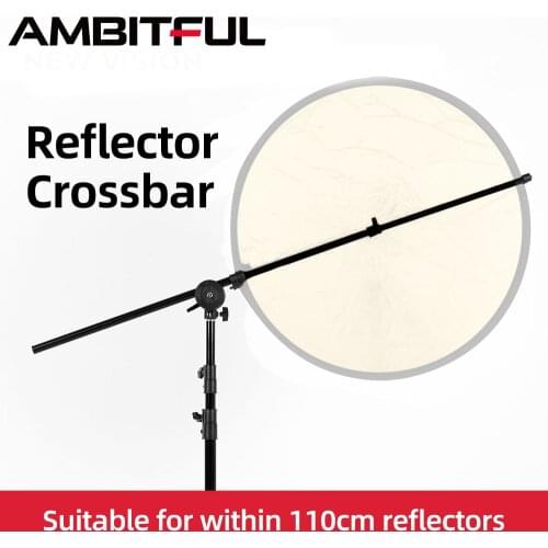 Professional Studio Photo Holder Bracket Swivel Head Reflector Disc Arm Support 26"-67"