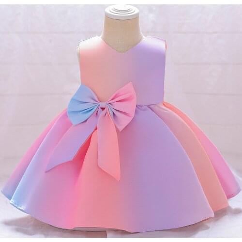 Baby Clothes for Girls 1-5 Years Baby Girls Birthday Party Baptism Princess Dress Kids Vestido Toddler Childrens Clothing