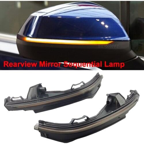 Dynamic Rearview Mirror LED Turn Signal Light For Audi Q5 FY Q7 4M Sequential Lamp Indicator Blinker 2016 2017 2018 2019