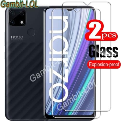 For Realme Narzo 30A Tempered Glass Protective ON Narzo30A RMX3171 6.5Inch Screen Protector Smart Phone Cover Film