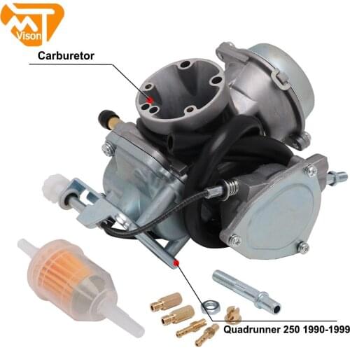 For SUZUKI Quadrunner 250 LTF250 Motorcycle Zinc Carburetor Carburador Carb 1990 1991 1992 1993 1994 1995 1996 1997 1998 1999