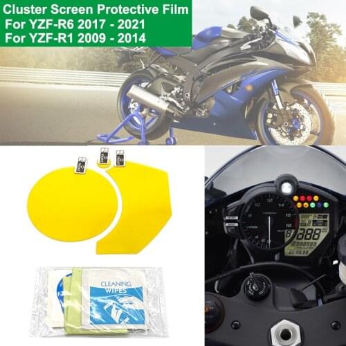 For Yamaha YZF R6 2017-2021 & R1 2009-2014 Cluster Dashboard Screen Protection Film Anti scratch and glare