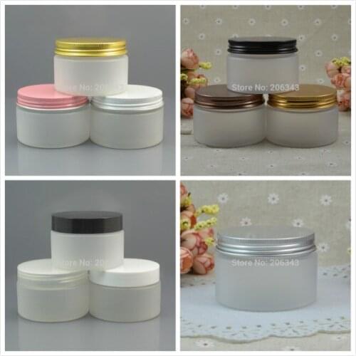 120G frosted PET bottle/jar/pot with few color lid inner lid included for essence/cream/mask gel/moisturizer skin care packing