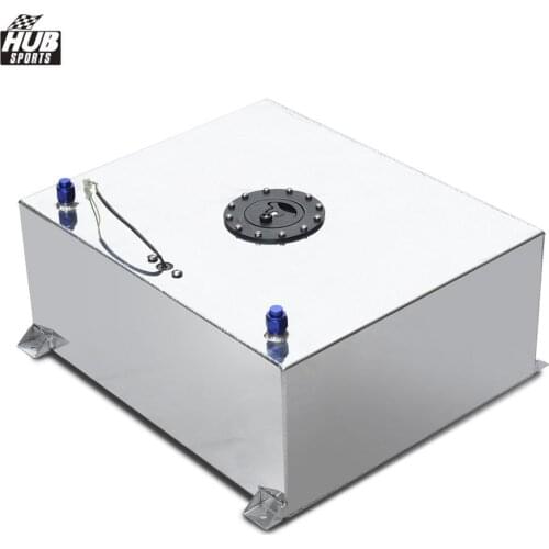 HUB sports - Upgrade 80 Liter / 21 Gallon Aluminium Fuel Cell Tank Fuel Surge Tanks W/ Cap Drift HU-YX9497-80