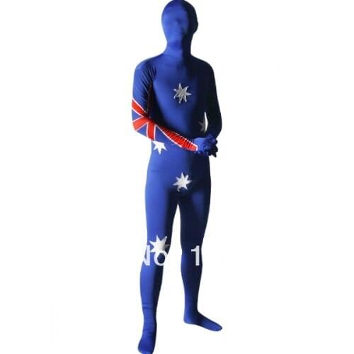 Flag of Australia Fullbody Spandex Zentai Suit