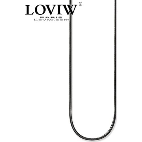 Trendy Black Leather Necklaces New Brand Vintage Punk Fashion cord Jewelry For Women And Men Birthday Gift Bijoux